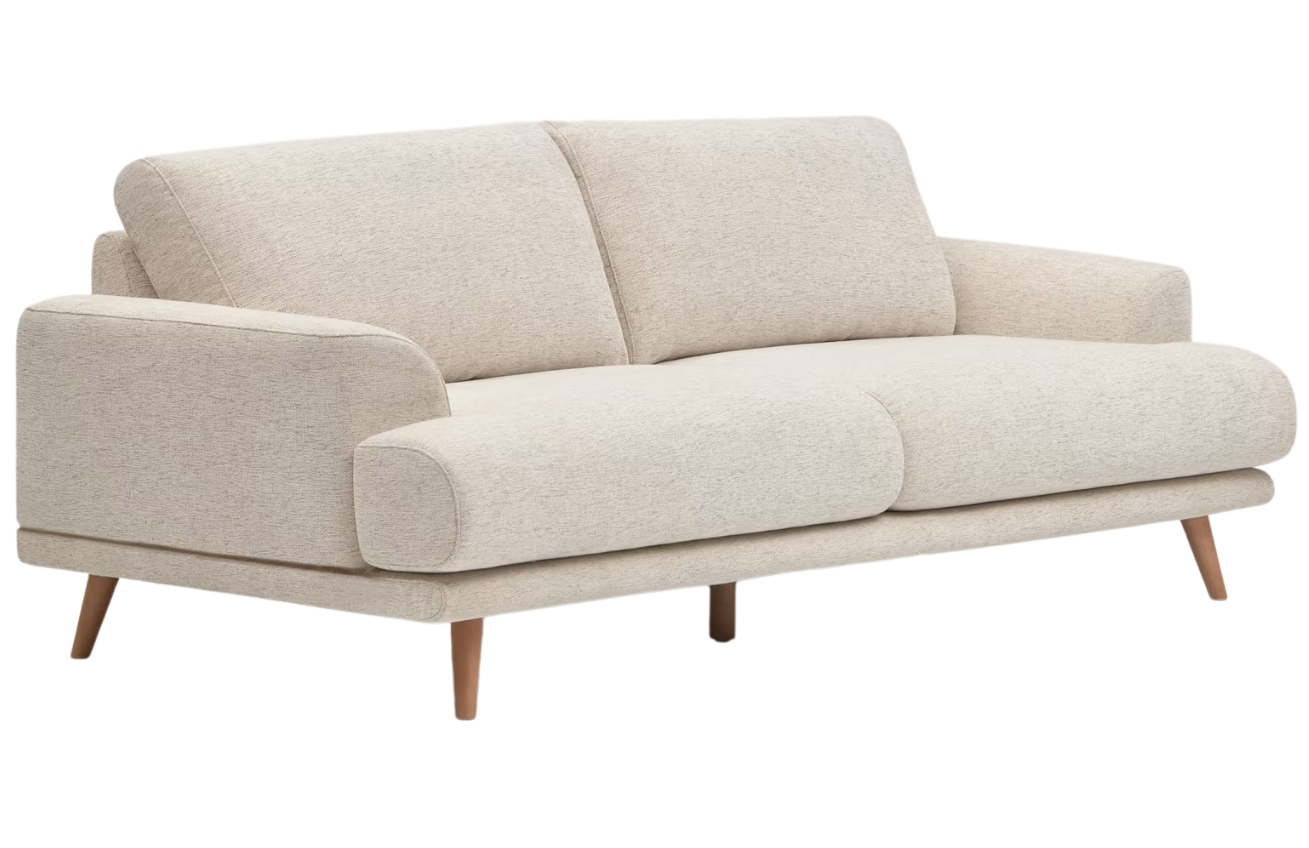 Kave Home Béžová dvoumístná pohovka Karin 211 cm