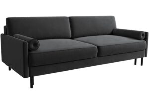 Micadoni Sametová rozkládací pohovka Scott 212 cm