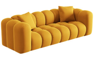 Windsor & Co Sametová pohovka Halley 242 cm