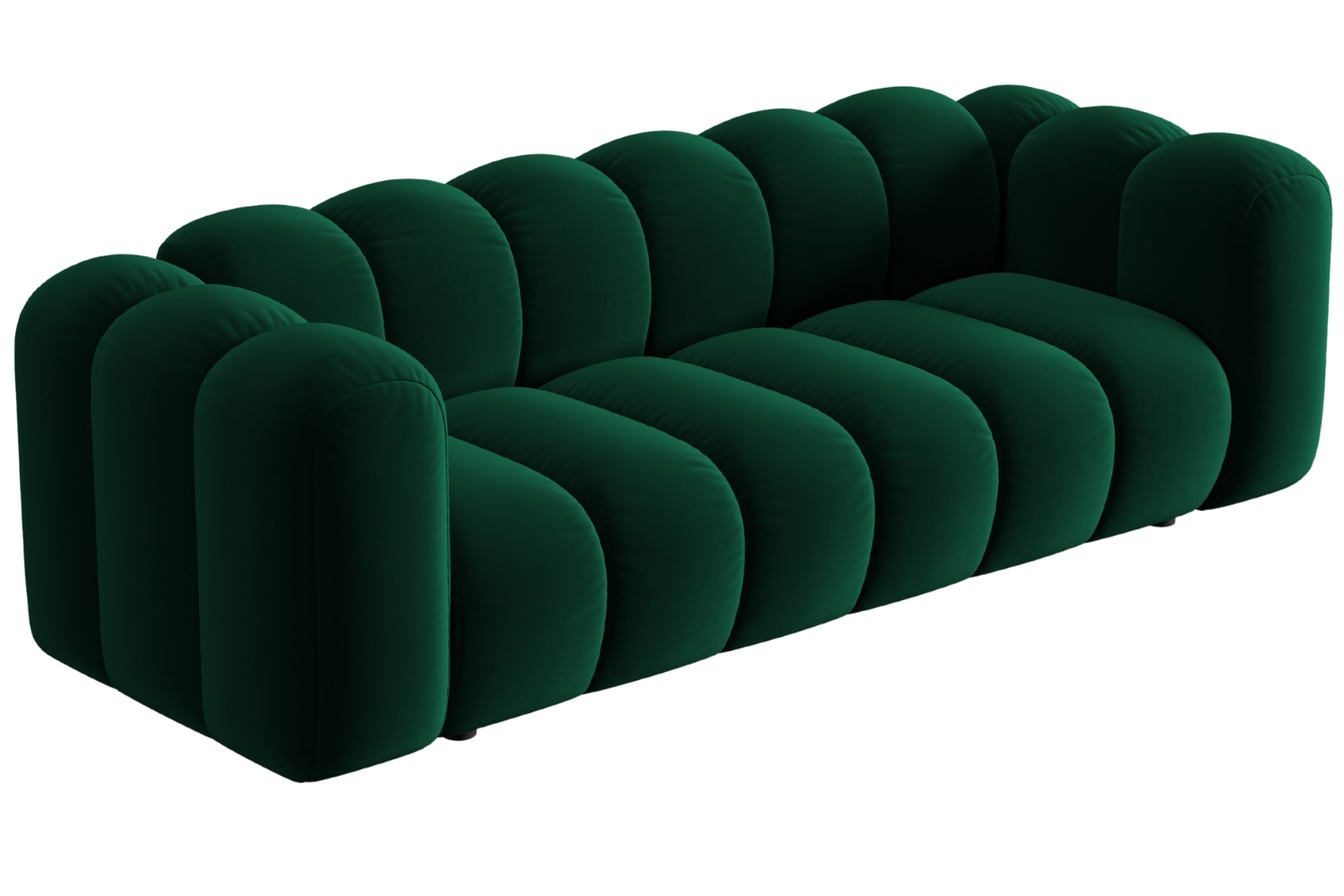 Micadoni Sametová pohovka Lupine 228 cm