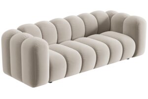 Micadoni Sametová pohovka Lupine 228 cm