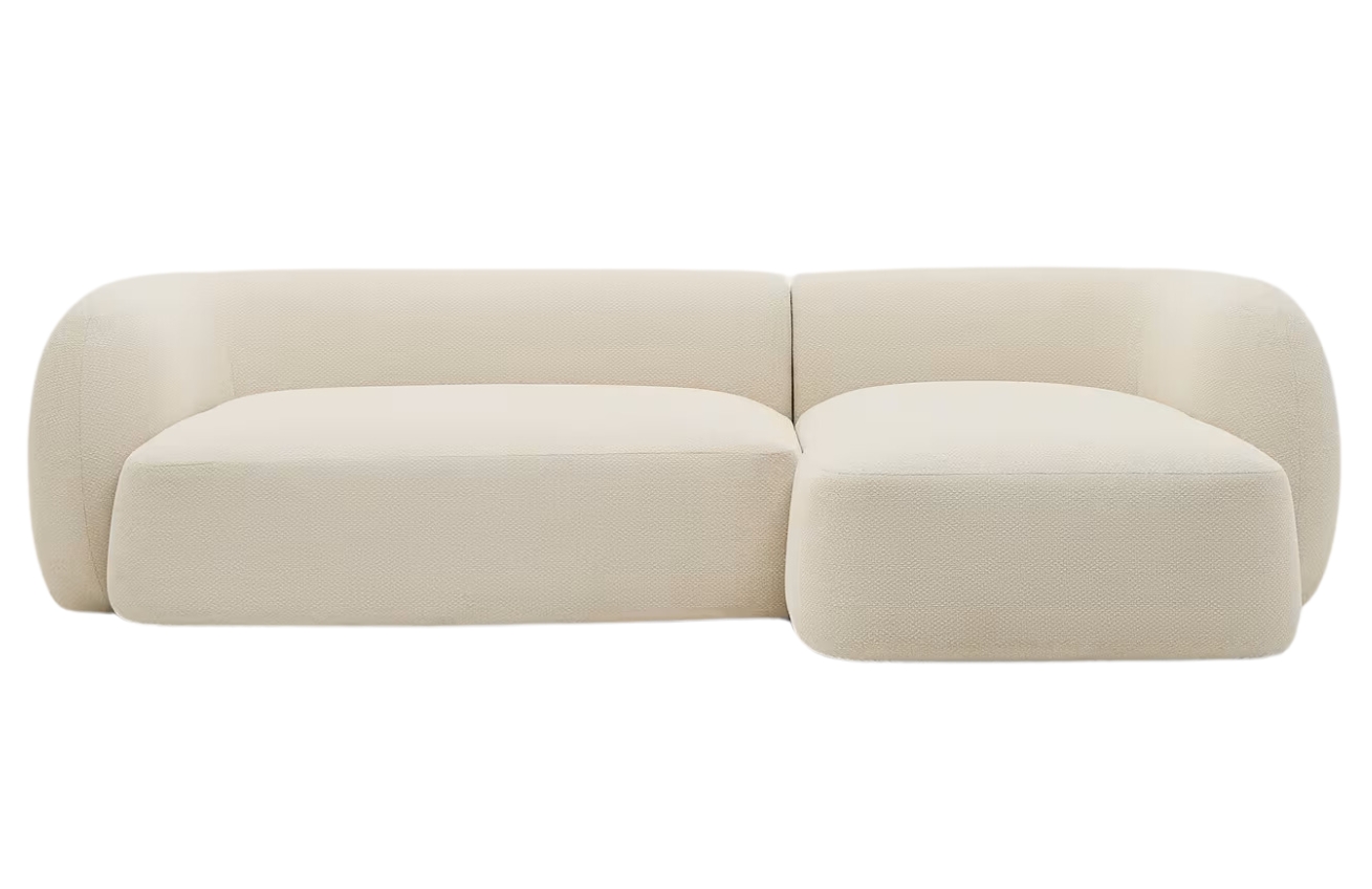 Kave Home Béžová rohová pohovka Martina 287 cm