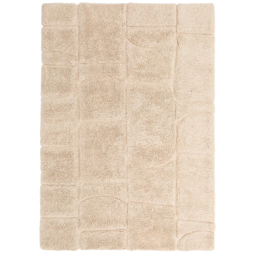 Béžový vlněný koberec Kave Home Nak 200 x 300 cm