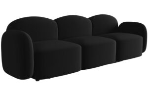 Micadoni Sametová pohovka Blair 274 cm