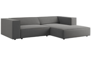 Cosmopolitan Design Sametová rohová pohovka Arendal 224 cm