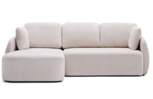 Kave Home Světle béžová rozkládací pohovka Laira 246 cm