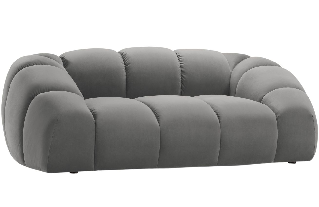 Micadoni Sametová pohovka Diana 214 cm