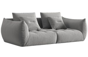 Micadoni Sametová pohovka Bloom 232 cm