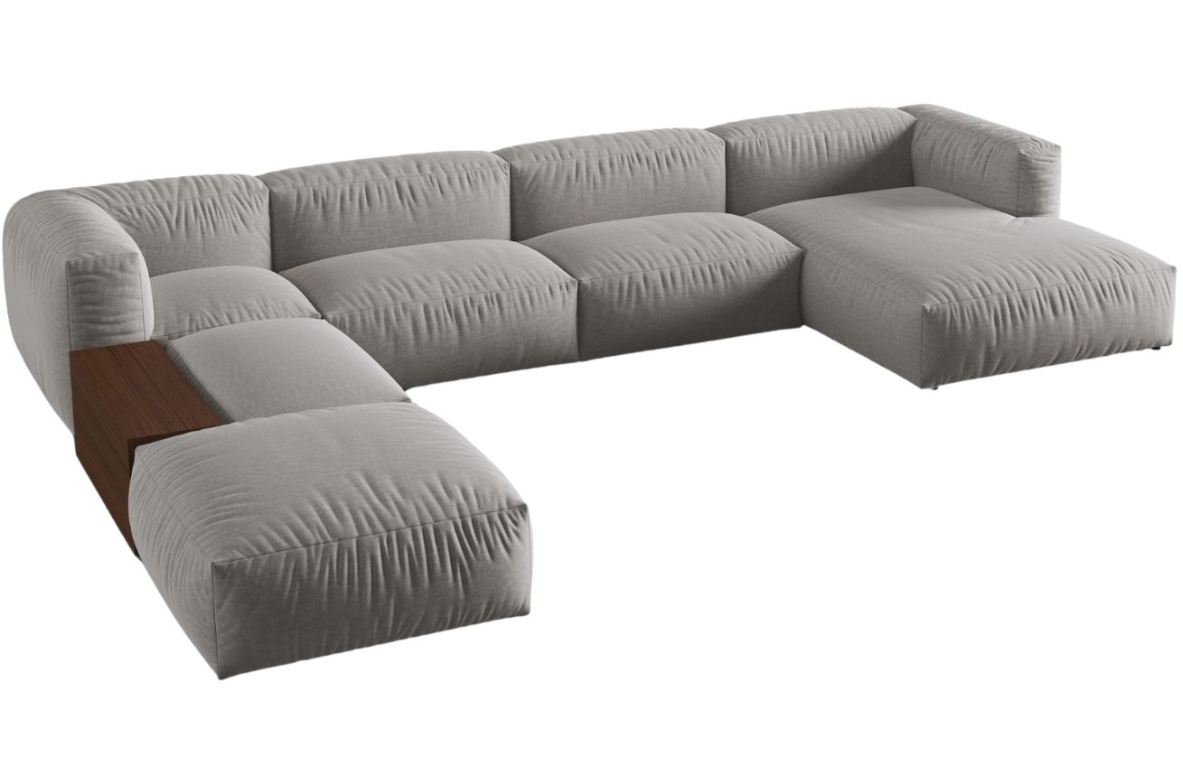 Micadoni Rohová pohovka Martina 406 cm