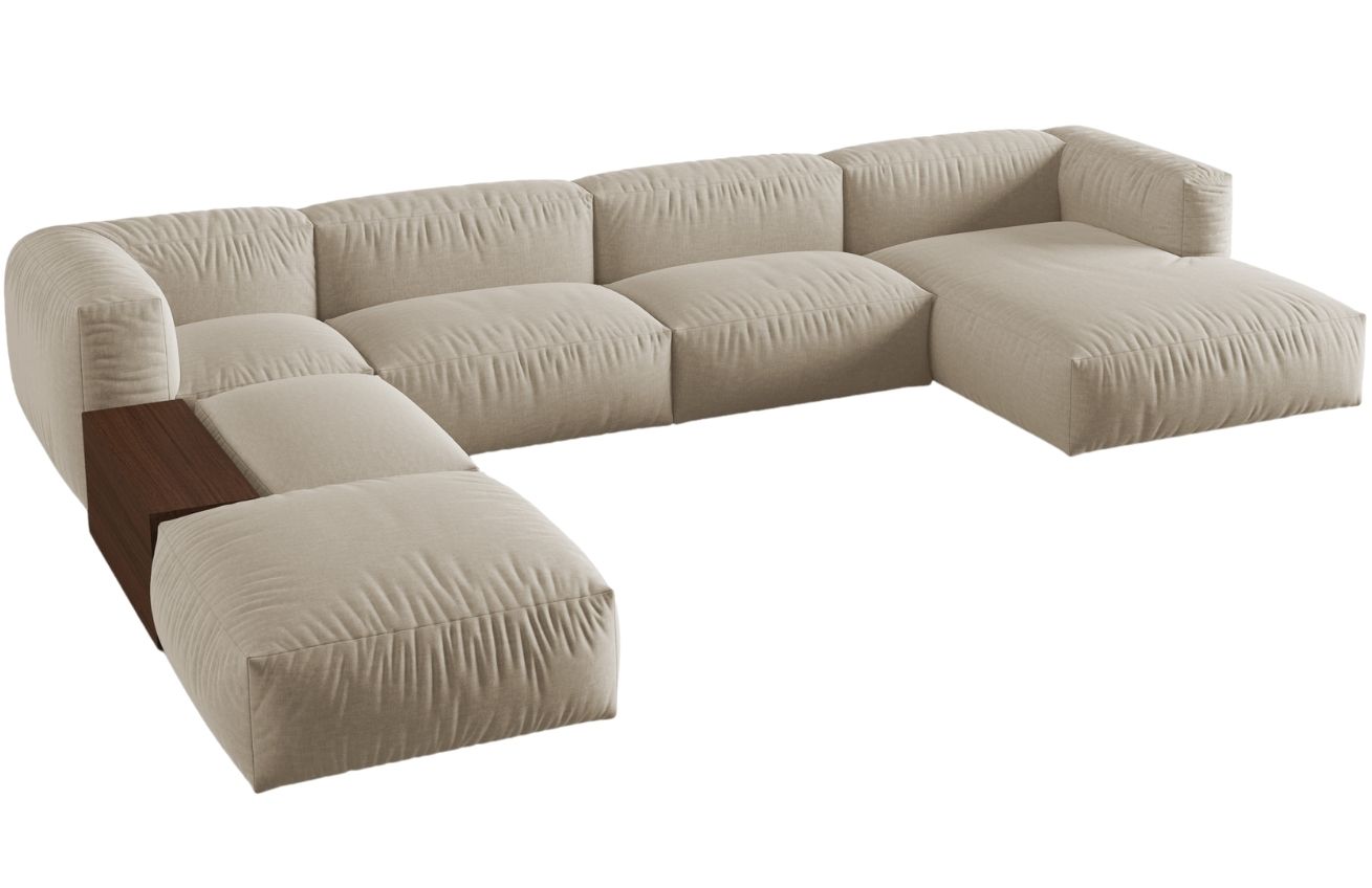 Micadoni Rohová pohovka Martina 406 cm