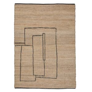 Jutový koberec Kave Home Velira 160 x 230 cm