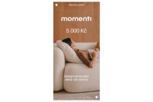 momenti Designový poukaz 5000 Kč