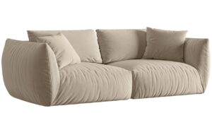 Micadoni Sametová pohovka Chris 260 cm