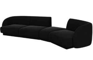 Micadoni Sametová pohovka Miley 327 cm