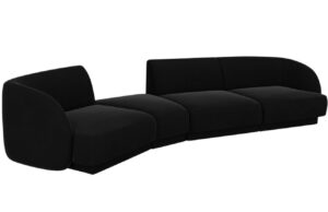 Micadoni Sametová pohovka Miley 327 cm