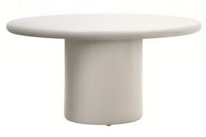 Kave Home Bílý zahradní stůl Canaret 152 cm