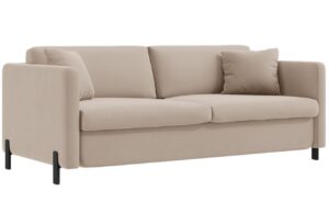 Micadoni Sametová rozkládací pohovka Gloria 182 cm