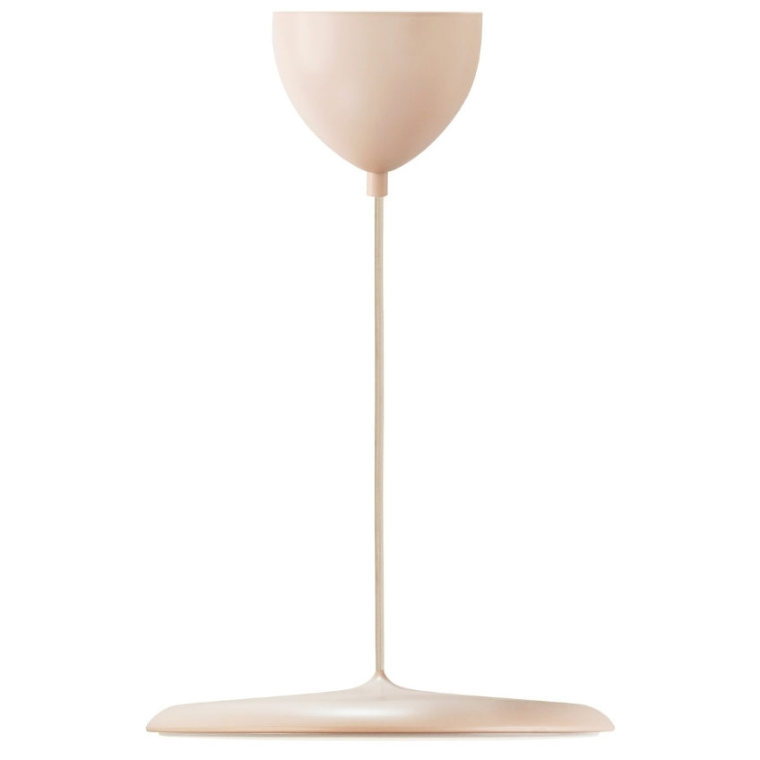 Nordlux Růžové kovové závěsné LED světlo Artist 40 cm