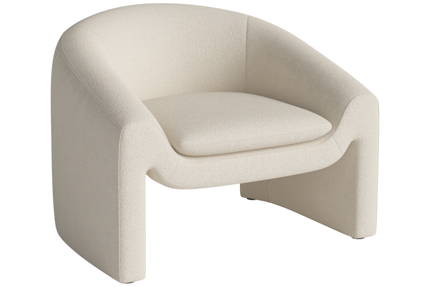 Bolia Krémově bílé bouclé křeslo Mielo