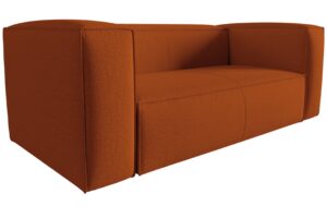 Cosmopolitan Design Terakotově oranžová dvoumístná pohovka Mackay 150 cm