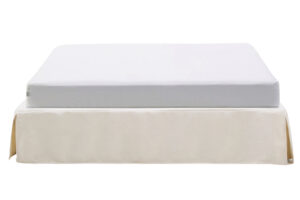 Kave Home Bílá dvoulůžková postel Jaira 150 x 190 cm