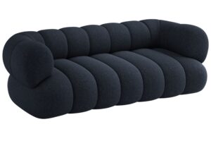 Cosmopolitan Design Tmavě modrá trojmístná pohovka Koge 210 cm