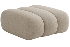 Cosmopolitan Design Béžová podnožka Koge 95 x 95 cm