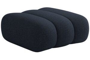 Cosmopolitan Design Tmavě modrá podnožka Koge 95 x 95 cm