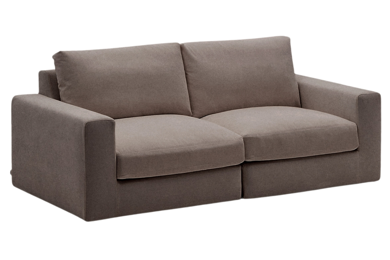 Kave Home Tmavě hnědá modulární pohovka Alea 220 cm