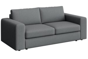 Rodier Šedá trojmístná pohovka Baga 218 cm