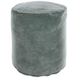 Kave Home Zelený puf Brunetta Ø 40 cm