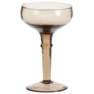 Kave Home Hnědá sklenice na víno Vinea