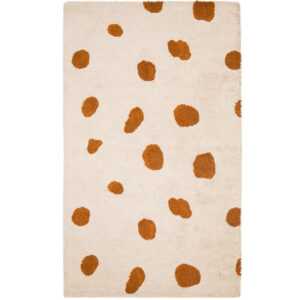 Kave Home Béžový bavlněný koberec Tandani 90 x 150 cm