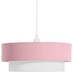 Kave Home Růžové závěsné světlo Bianella 40 cm