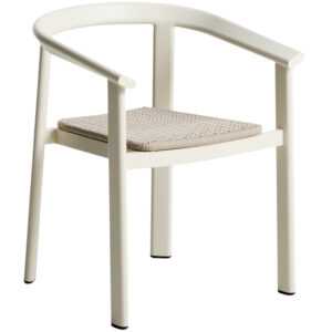 Kave Home Krémová zahradní židle s výpletem Erice