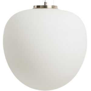 Kave Home Opálově bílé skleněné závěsné světlo Ardali Ø 25 cm
