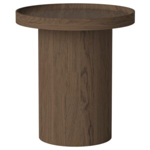 Bolia Tmavý dubový odkládací stolek Plateau 48 cm