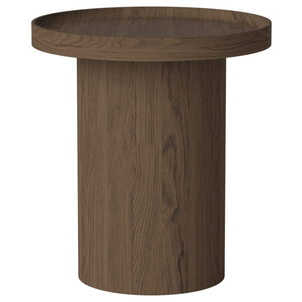 Bolia Tmavý dubový odkládací stolek Plateau 48 cm