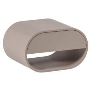 WOOOD Béžový lakovaný závěsný noční stolek Momo 36 x 28 cm