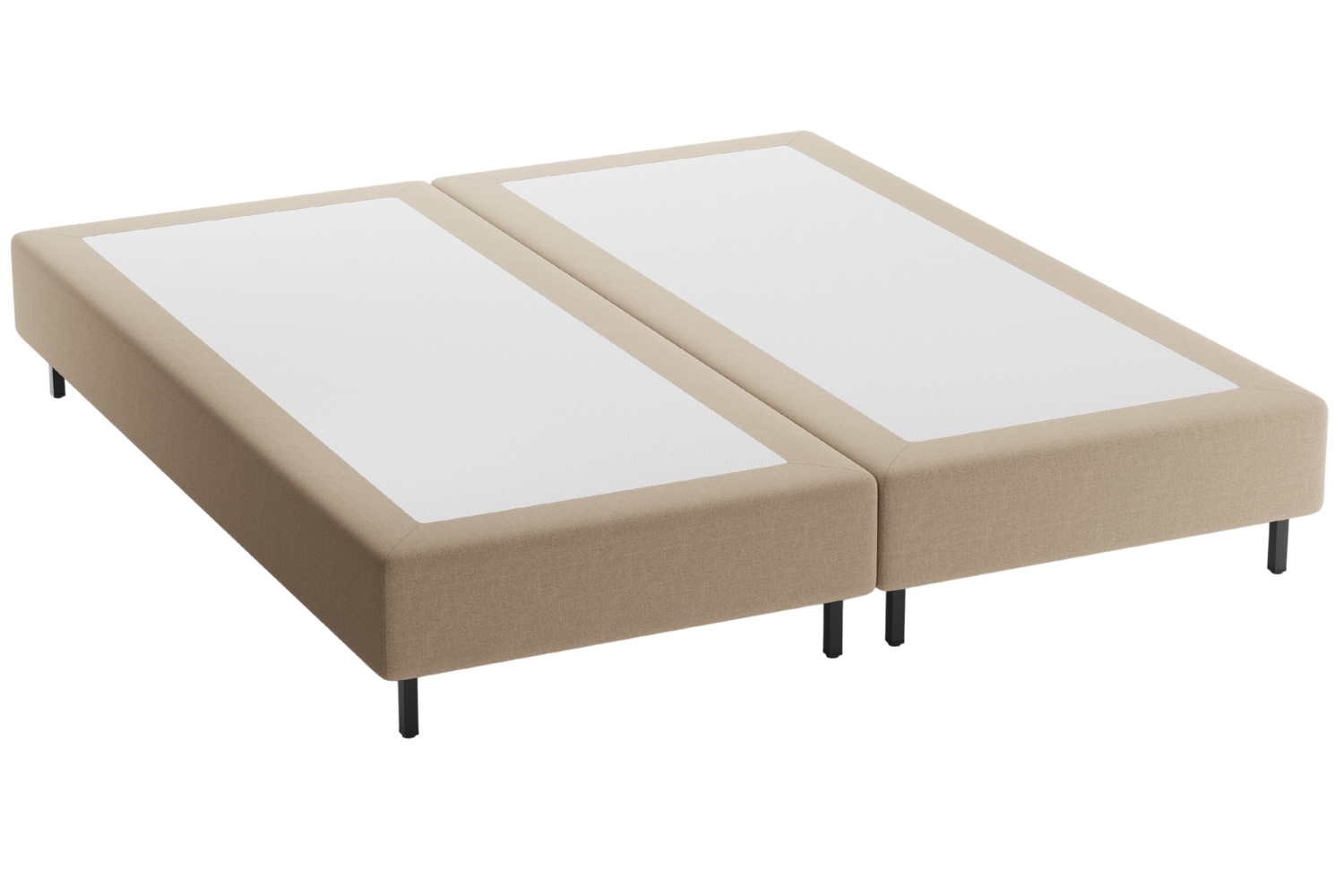 Micadoni Béžová dvoulůžková postel Whale 160 x 200 cm